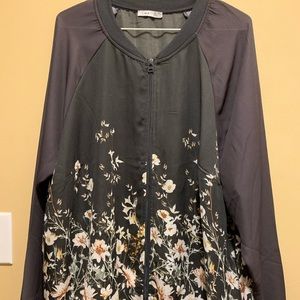 Dex plus bomber blouse 2x